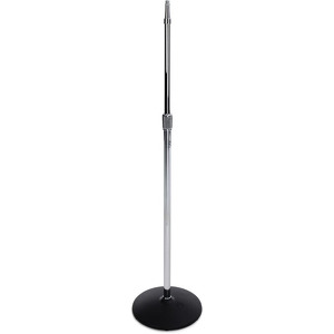 Sweetwater.com - Atlas Sound  MS-20 Heavy Duty Round Base Mic Stand - Chrome( 99-MS20 )