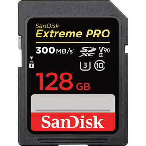BHphotovideo.com - SanDisk 128GB Extreme PRO UHS-II SDXC Memory Card( 9-1617741 )