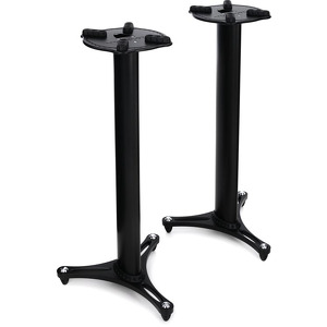 Sweetwater.com - Ultimate Support  MS-90/36B 36" Studio Monitor Stands - Black Finish( 99-MS9036bk )